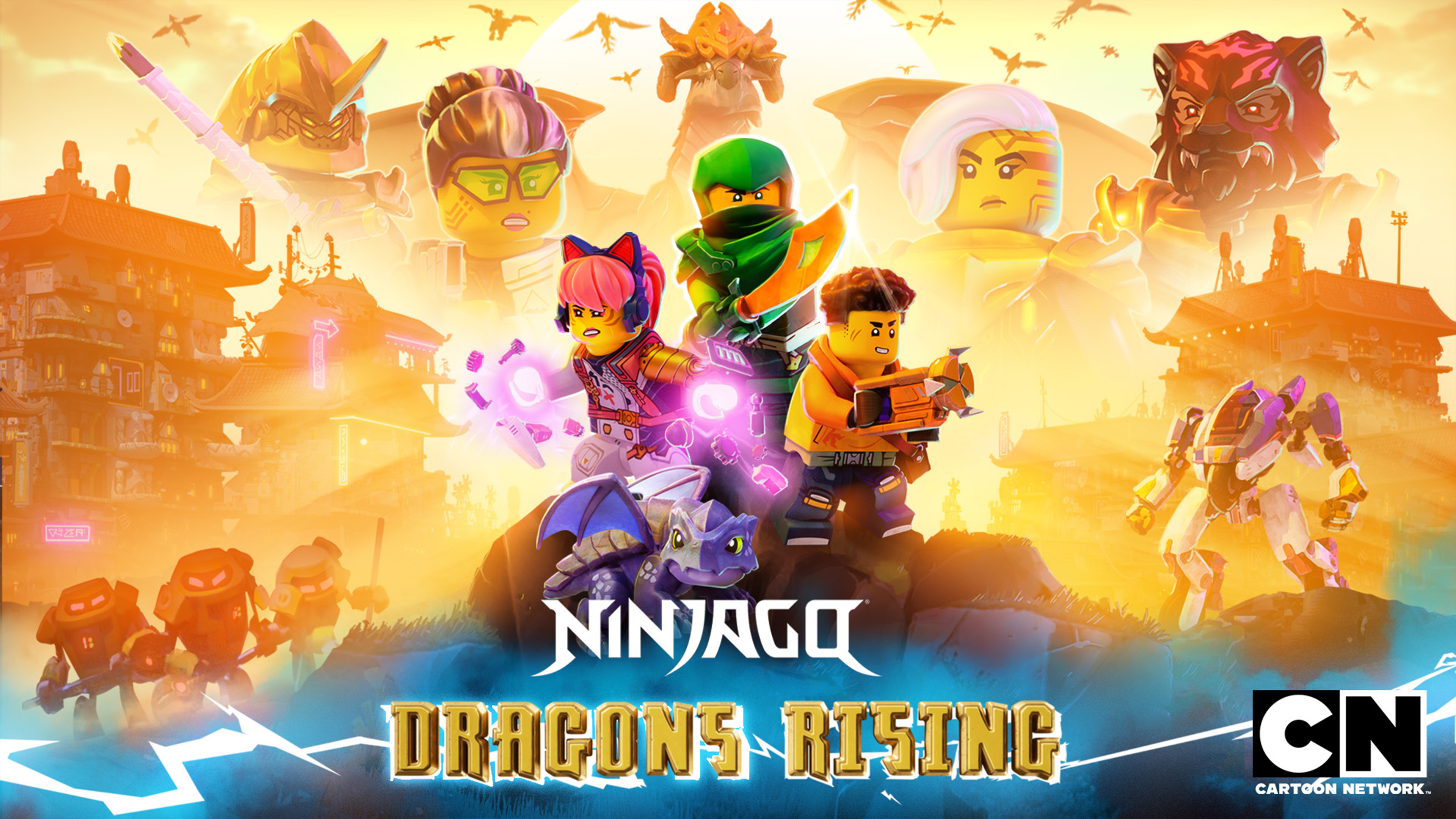 Ninjago Dragons Rising 3840X2160